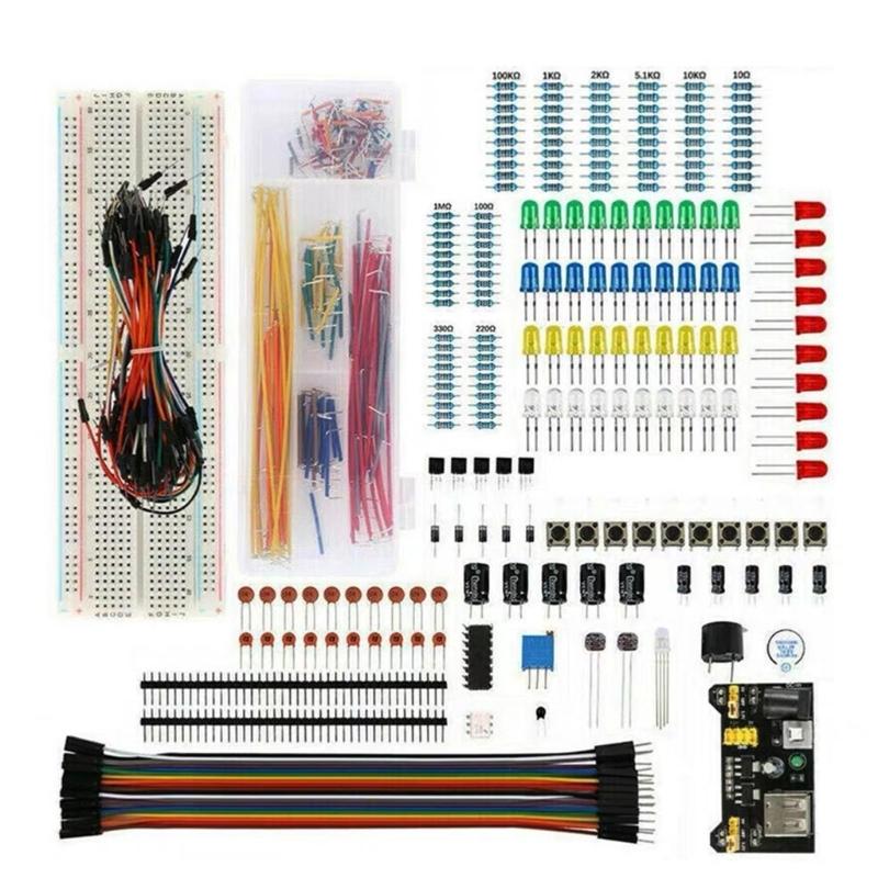 Starters Set Electronics Set for R3 Beginner Featuring Multiple Sensors Module Ideal for Quick Electronics Mastery