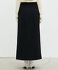 Nigaennikol Box Pleated Long Skirt_Black