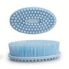 Bath And Shampoo Brush, Silicone Body Scrubber For Use In Shower, Exfoliating Body Brush, Premium Silicone Loofah, Head Scrubber