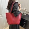 New fashionable versatile shoulder large bag crocodile pattern simple retro large capacity women's portable tote bag