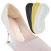 Suede Velvet Heel Stickers: Soft, Anti-Slip, Invisible Pads for High Heels and Sports Shoes, Anti-Rub, Half-Size Adjustment.