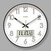 Ultra-Quiet 7001 Luminous Wall-Mounted Silent LCD Clock for Living Room