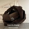 Autumn Winter New Fashi Simple Shoulder Bag Large Capacity Tote Bow Underarm Stylish Handle Bag Texture Simple Commuting Bag