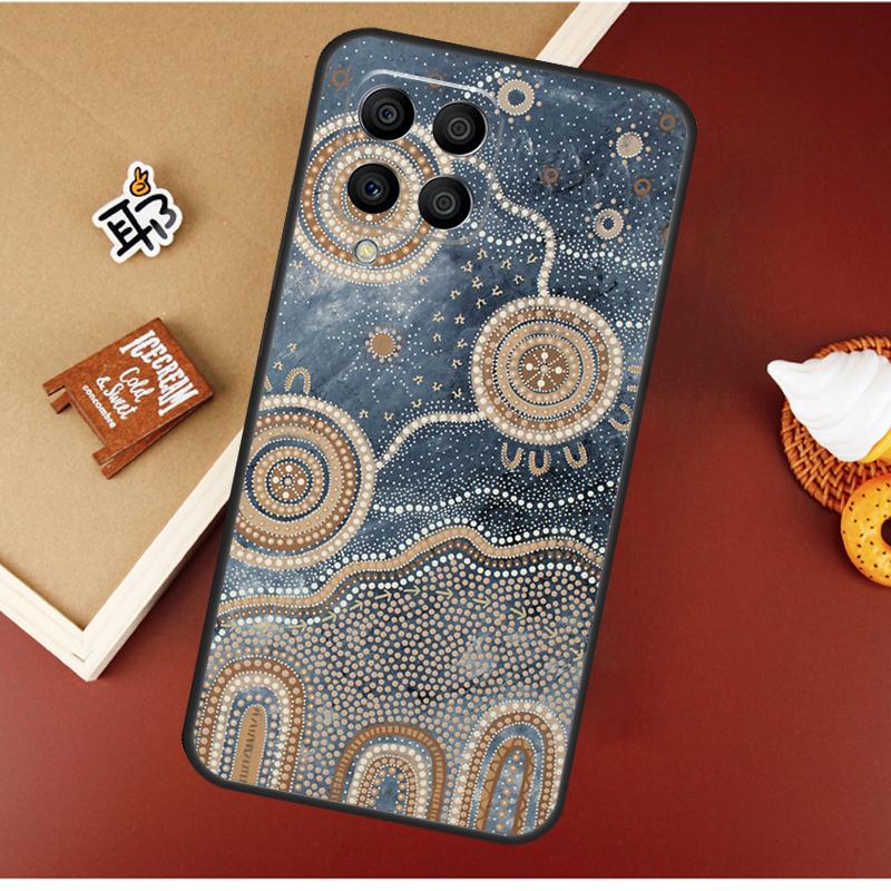 Aboriginal Art Print Case For Samsung Galaxy M21 M20 M23 M31 M11 M54 M14 M34 M13 M52 M32 M12 M16 M36 M56 M15 M55