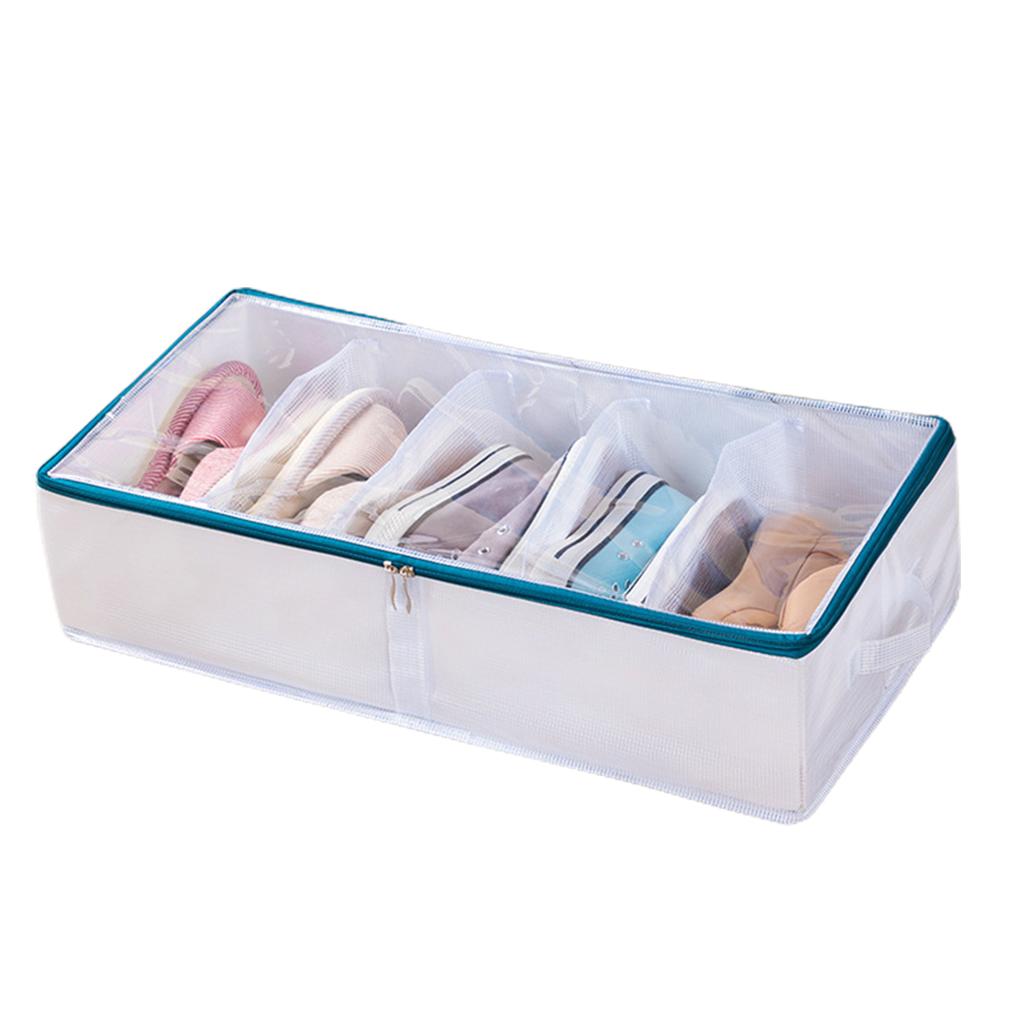 Under Bed Shoe Organizer Dustproof Design Space Saving Fits For Men's & Women's Shoes