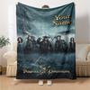 Name Custom Caribean Pirates Print Flannel Blanket High Quality Warm Comfortable Cover for All Seasons Perfect for Gifts Home Decor
