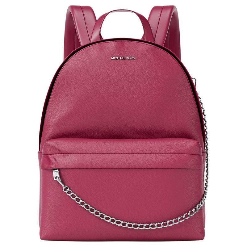 MICHAEL KORS Slater Logo Classic PU Backpack Medium Women s Red красный
