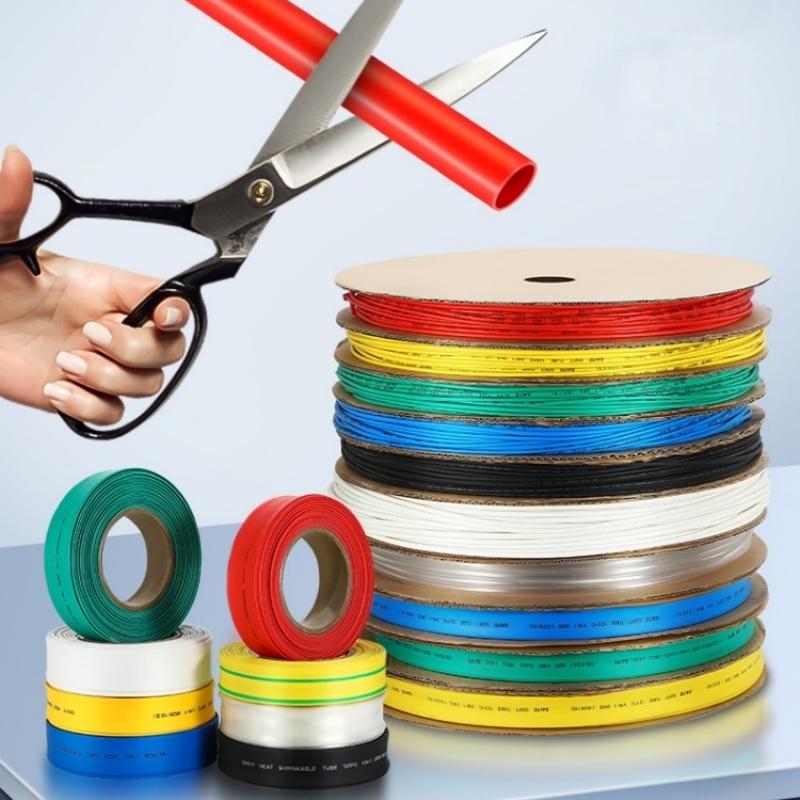 10 METER 22/ 25/30/35/40/45/50/60/70/80/90/100/120/150mm Heat Shrink Tubing Wrapping Kit Insulation Tubing Thermoresistant Tube