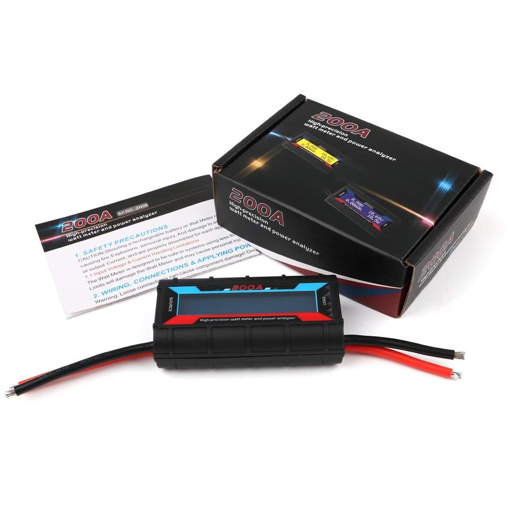 WINGONEER 200A High Precision Power Analyzer Wattmeter Battery Consumption Performance