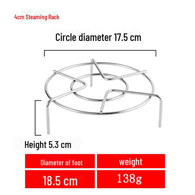 15-25cm Stainless Steel Non-Magnetic Steaming Rack for Vegetables