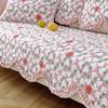 Curled Edge Rural Style Cotton Couch Mats Comfortable Soft Non Slip Sofa Towel Versatile Colorful Living Room Sofa Cover