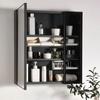 White/Transparent Oblique Opening Storage Box Wall Mounted Sundries Organizer  Bathroom