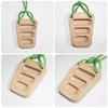 Wood Rock Climbing Fingerboard Multifunction Finger Strengthener Training Board for Home Gym or Outdoor Use