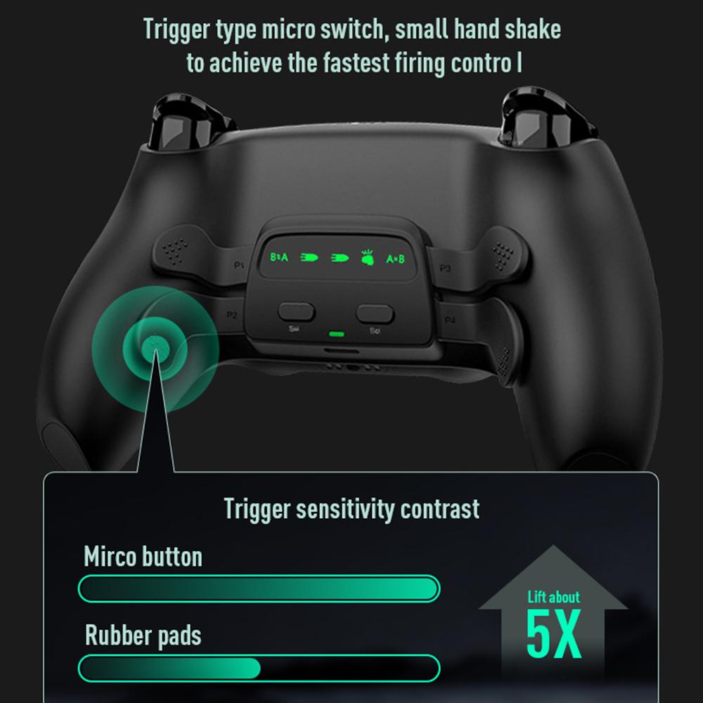 DATA FROG pentru controler Sony PlayStation 5 Palete din spate Accesoriu butonului din spate Tasta programabilă de cartografiere cu 4 taste Gamepad Extender