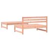 VidaXL Salon de Jardin 2 pcs, Sièges avec Repose-pieds, Ensemble de Meubles, Mobilier de Patio Terrasse, Marron Bois Massif 825728