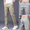 Men's Slim Straight Cotton Casual Pants - New Trendy Spring/Summer Collection