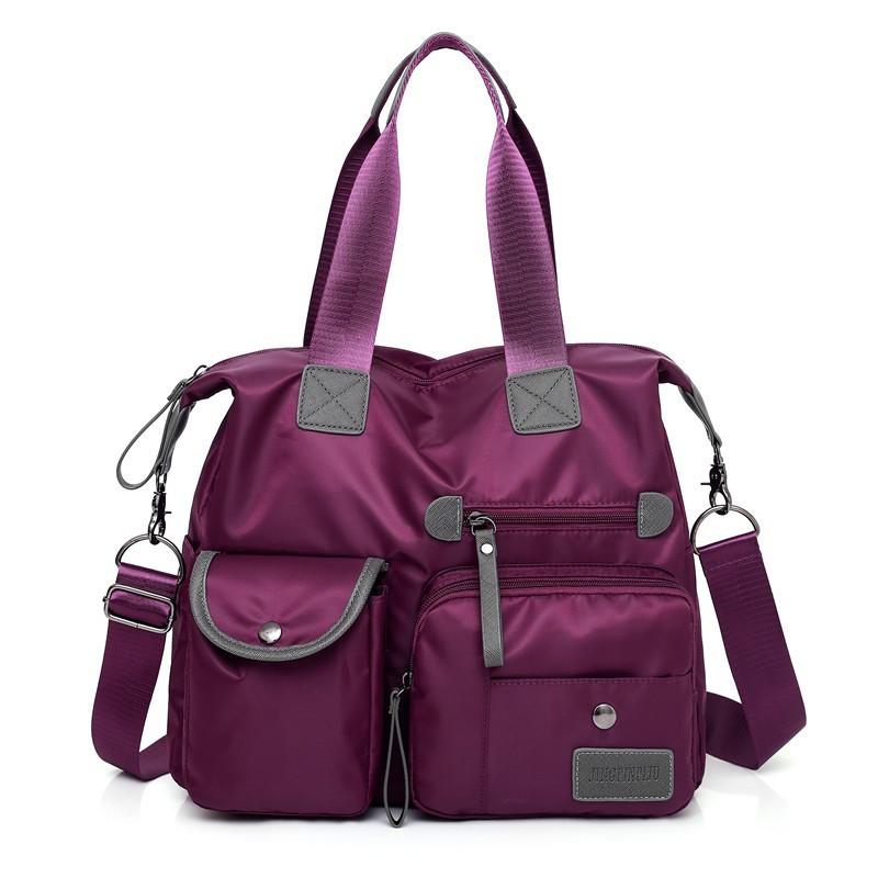 New Fashionable Large Capacity Handbag for Women, Casual Nylon Shoulder Crossbody Bag