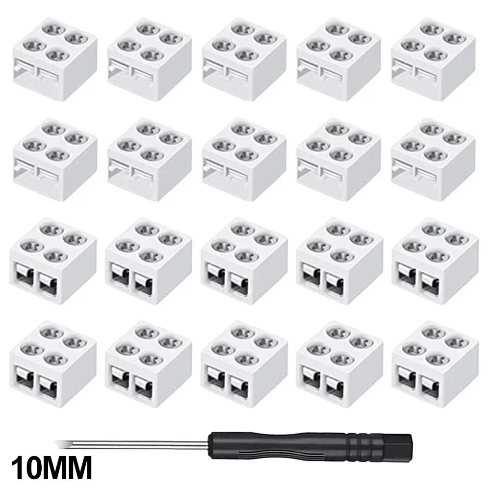 New Practical Connector Strip Light Connect Versatile LED Adapter LED Strips Screw Mounting 16-22AWG 5V 12V 24V