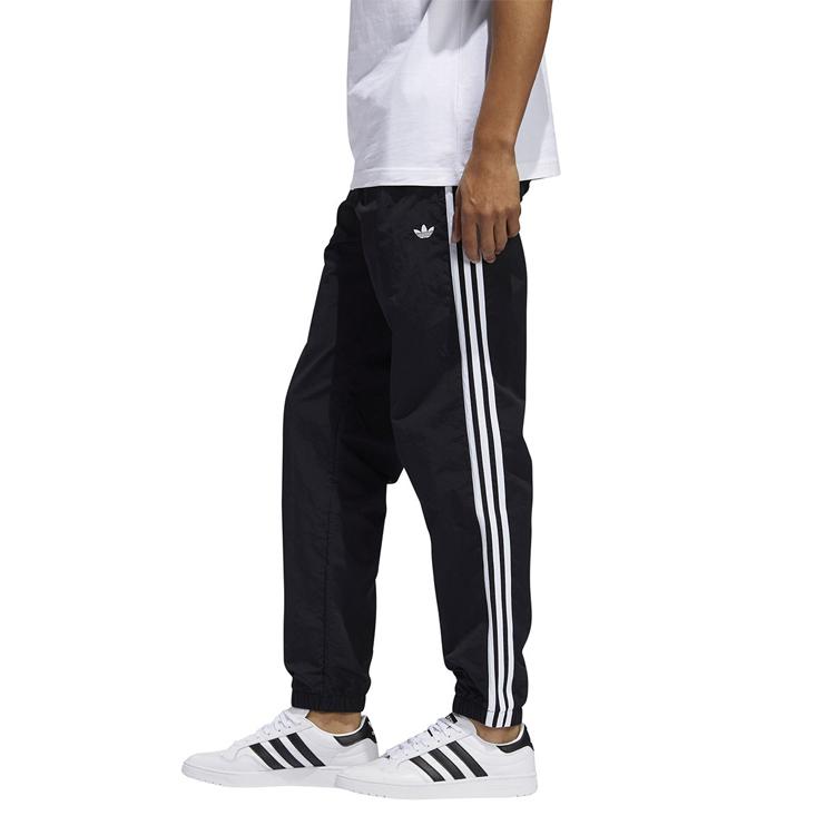 Adidas Originals Clover 3S Stripe Classic Joggers Men Bottoms Black FM1536