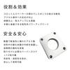 Throttle spacer set pieces 4 for Suzuki Kei cars including Jimny JB23W JA22W Every DA17V DA64V Wagon R MC21S MH34S and Compatible with K6A Improves