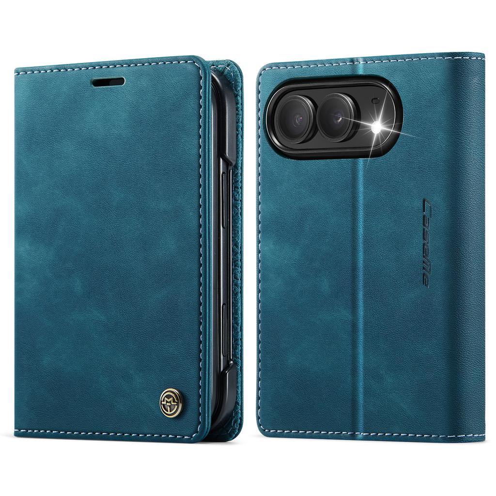 CaseMe-033 For iPhone Duo Wallet Case ,Luxury Flip Premium PU Leather Card Cover Protector Skins Shell
