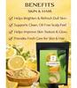 Lemon Peel Powder - 100% Pure & Natural | Rich In Vitamin C, Antioxidants, and Fiber | Ideal for Skin Brightening, Acne Treatment, and Hair Care |