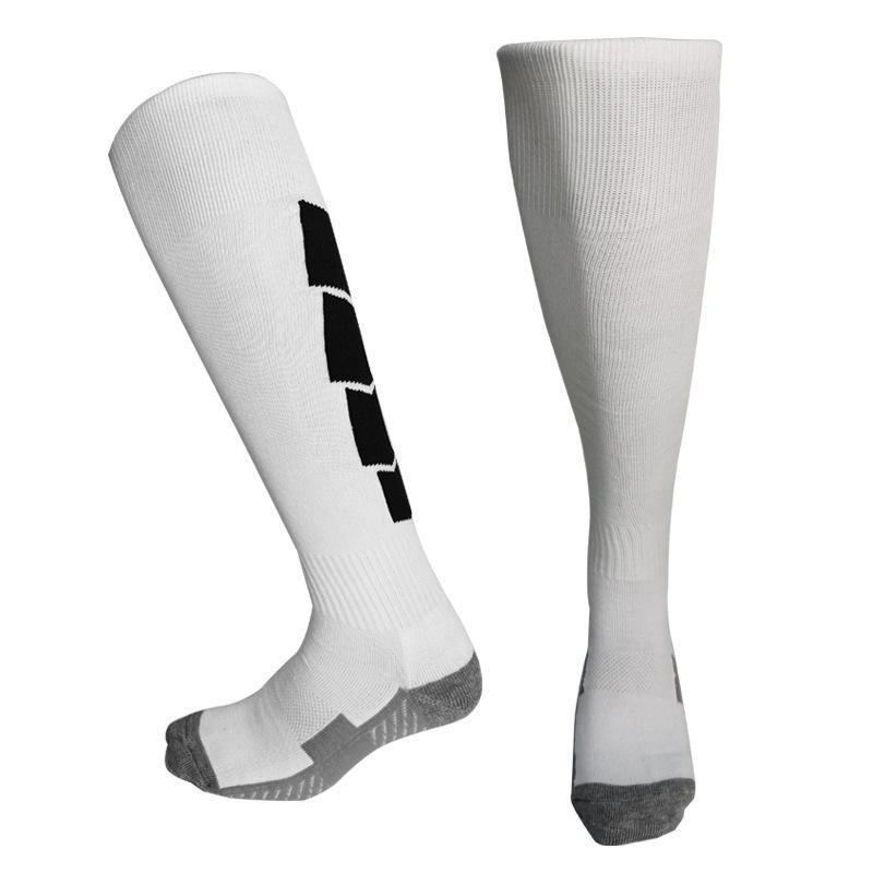 Long Non-Slip Football Socks with Thick Towel Bottom for Training and Competition - Adult & Child Sizes