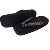 Edoten Geta Sandals, Made In Japan, Black Brushed Sandals, Sponge Lining, Basket Weave, Size LL