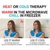 Microwavable Neck Wrap Hot Cold Compress Herbs Filling Heating Pad for Shoulder Neck