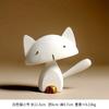 Black Cat DIY Crafts Sweet Cartoon White Cat Model Figurines Decoration Desk Decor Garden Home Office Ornament Miniatures