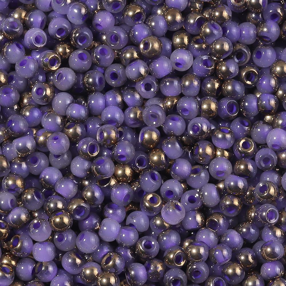 

30g/bag 4mm Glass Seed Beads Imitation Jade Beads Round Loose Beads For Jewelry Making DIY Bracelet Necklace Crafts Accessories світло-фіолетового кольору
