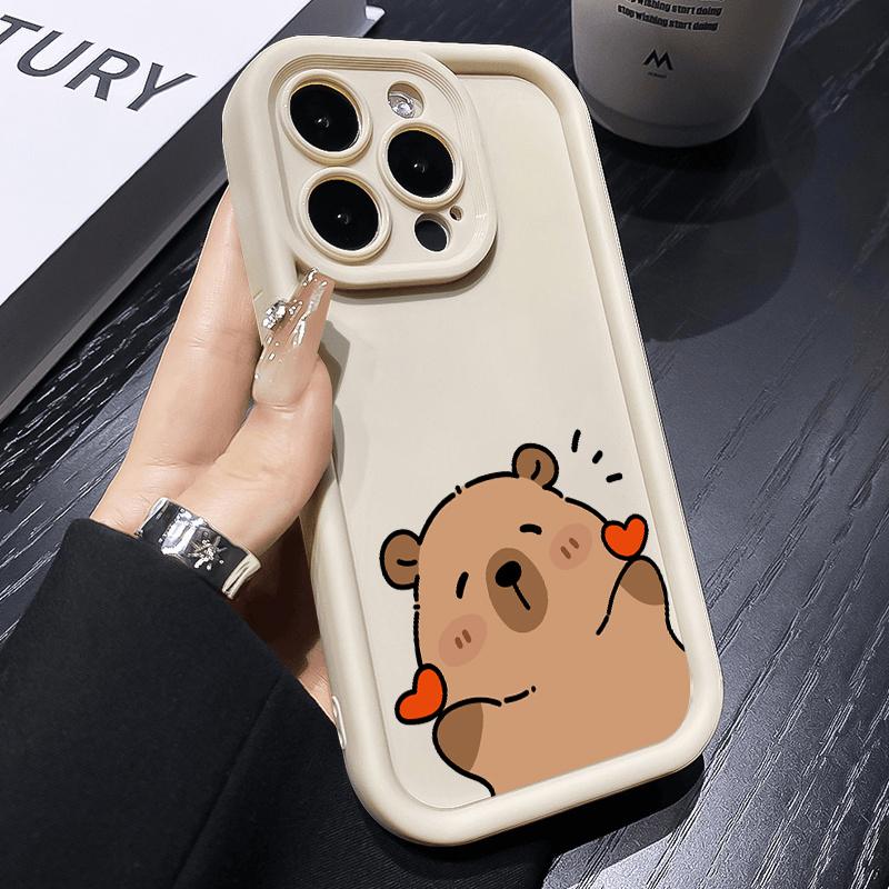 Etui na telefon Kapibara do Samsung Galaxy A15 A35 A54 A55 S25 S24 S23 S22 S21 Ultra Plus S20 FE Silikonowe Odporne na wstrząsy Miękkie Pokrowiec