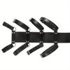 MEMIO 1pc BDSM Bondage Women's Reversible Adjustable Binding Handcuffs Leather Garment Bondage Flirting Tools Alternative Adult Sex Toys For A Woman