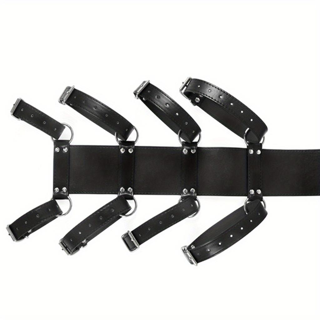 MEMIO 1pc BDSM Bondage Women's Reversible Adjustable Binding Handcuffs Leather Garment Bondage Flirting Tools Alternative Adult Sex Toys For A Woman
