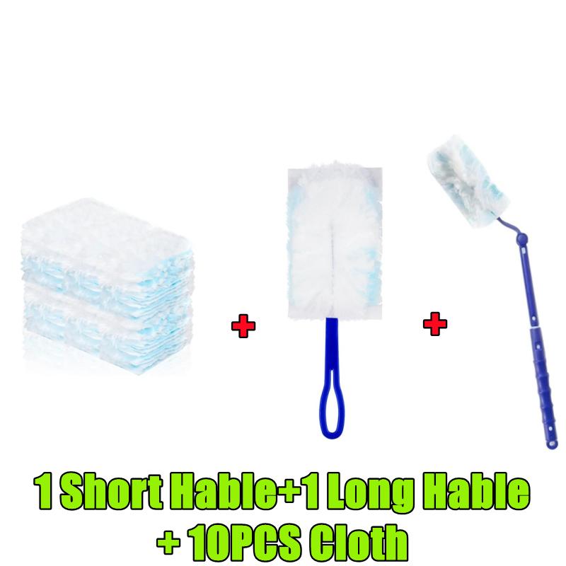 New 50-10PCS Dusting Brush Disposable Electrostatic Absorbent Fiber Duster Air-condition Car Furniture Cleaning Duster Set Tools