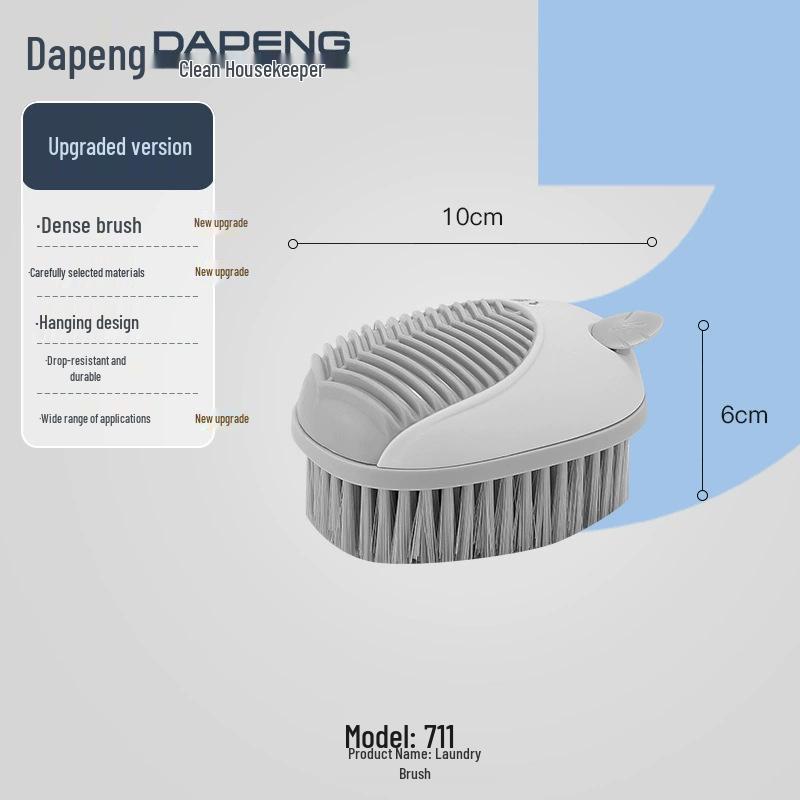 Multi-Functional Household Shoe Cleaning Brush with Soft Bristles