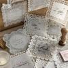 Mò Mò Double Pack Hollow Lace Stickers - Lace Poetry Series for Vintage Journals & Collages