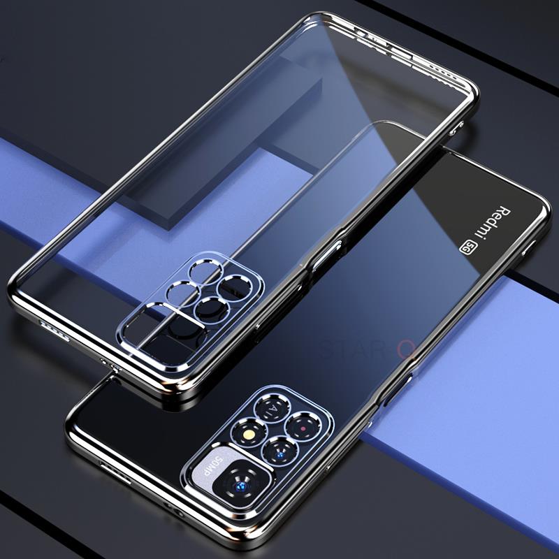 Custodia Trasparente di Lusso Placcata Bumper Per Xiaomi Mi Poco X4 M4 Pro 5g 4g M5s F4 Gt F3 Cover Trasparente in Silicone Poko X4pro M4pro
