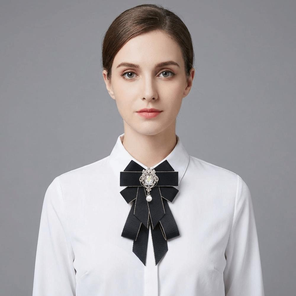 Adjustable Rhinestone Collar Flower British Style Men's Suit Accessory Suit Accessories
