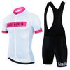 Cycling Jersey Set New Cycling Suit Short Sleeve Suit Men's Mountain Bike Pants