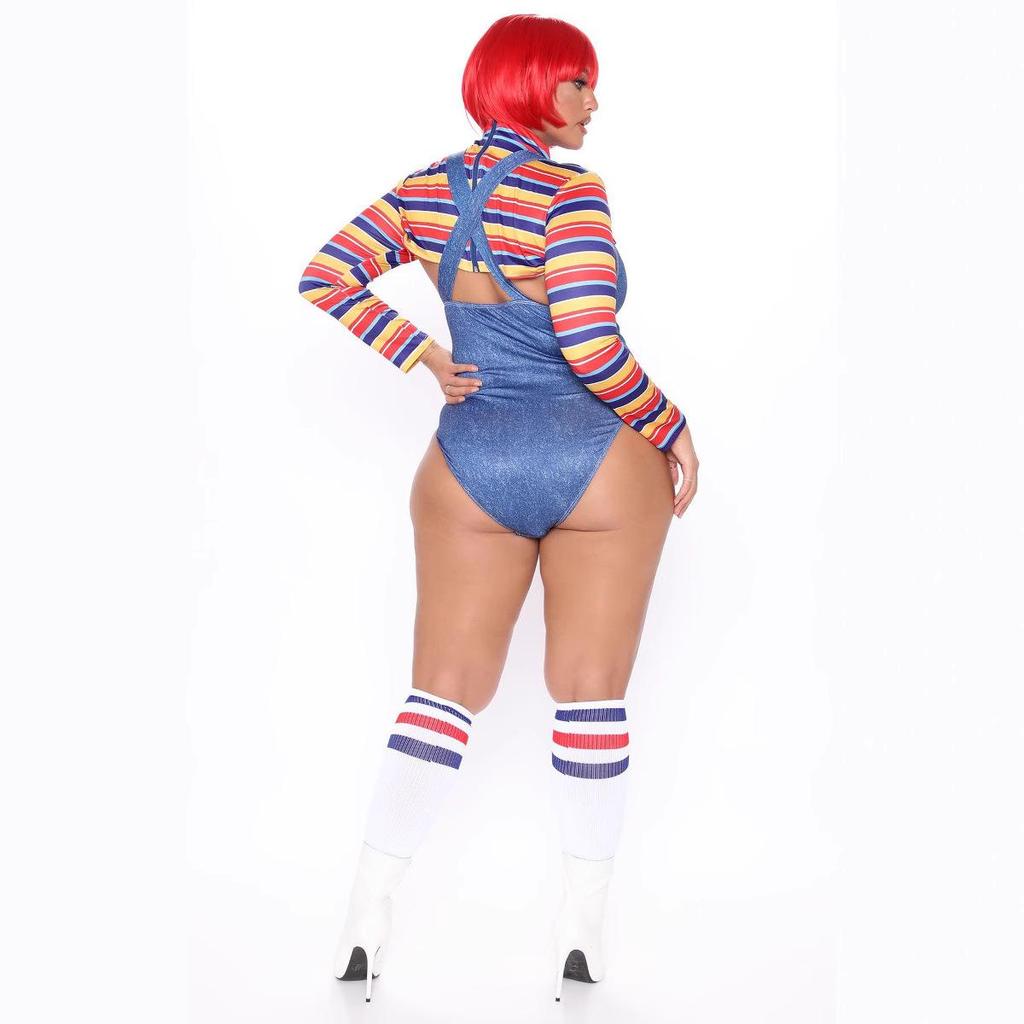 New Sexy Halloween Women's Printed Sportswear Two-Piece Set