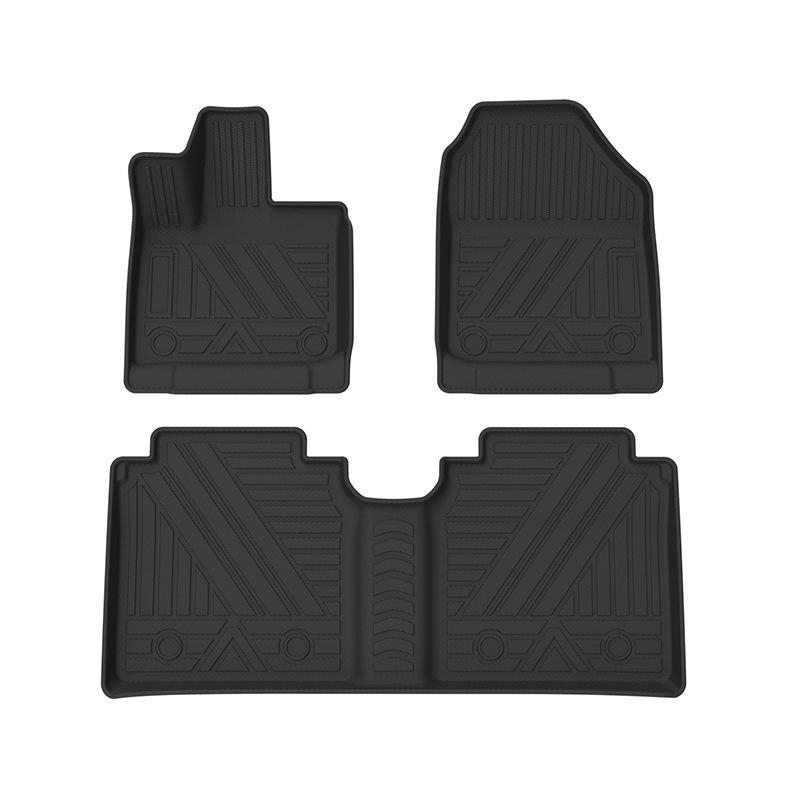 Eco-Friendly TPE Floor Mats for 2021 XPeng P5: Odorless, Waterproof, Wear-Resistant Foot Pedal Mats.