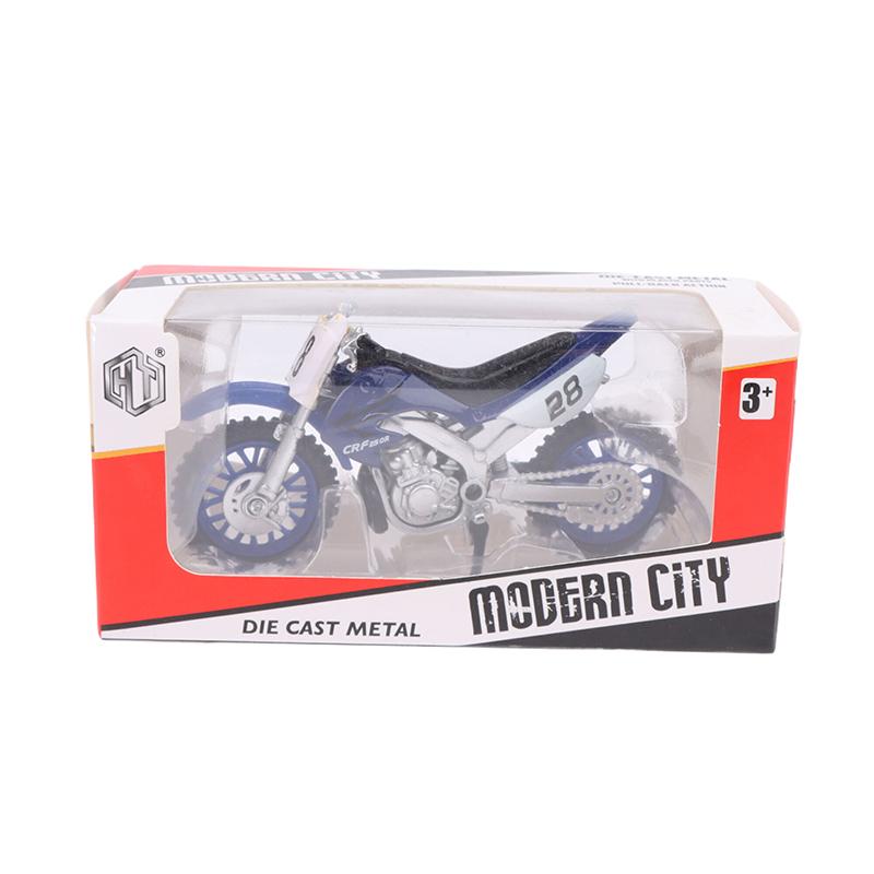 Simulated Alloy Motocross Motorcycle Model Toy Adventure Alloy Motorcycle Model Kids Toy Gift