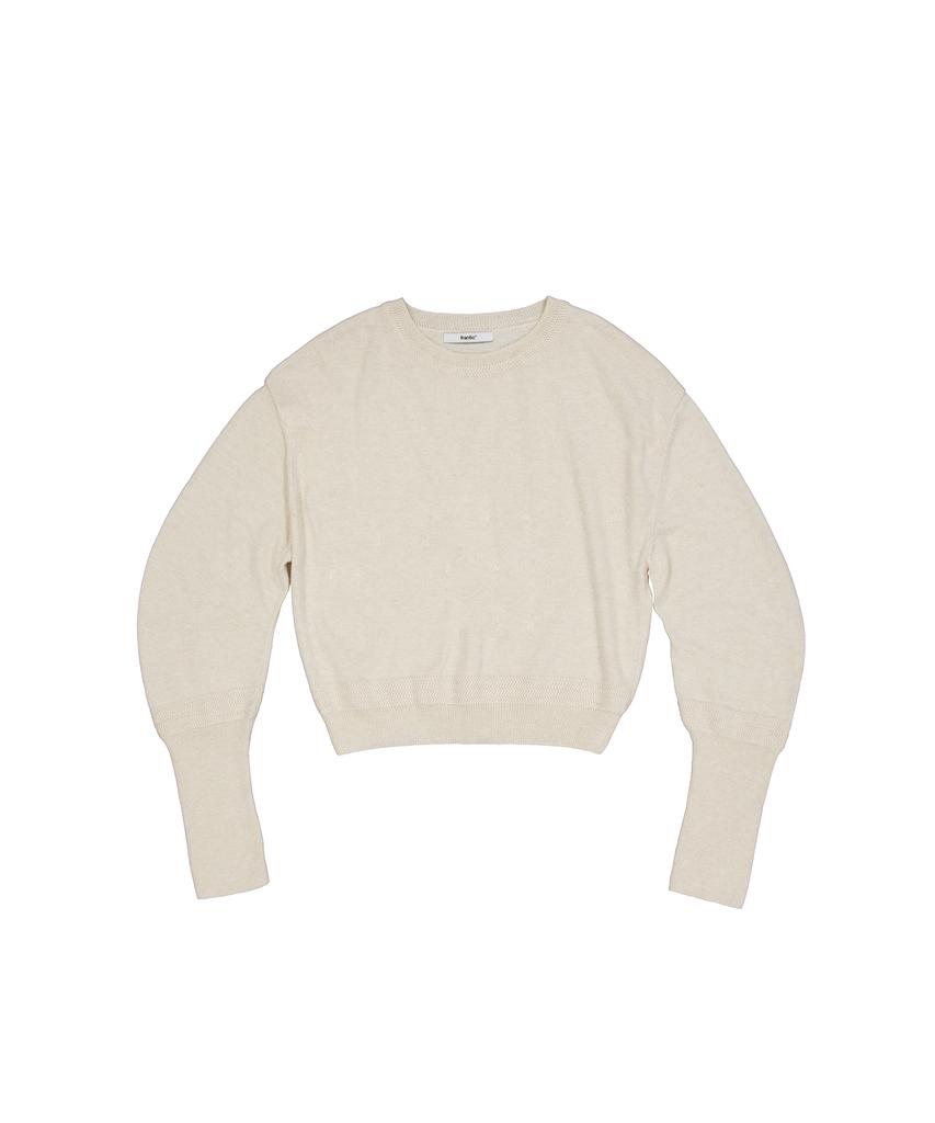 Peulaentigseobiseu Volume Sleeve Cashmere Knit - Ivory