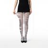 Elastic Piano Stockings Seamless Black White Pantyhose Funny Music Note Tights  Cosplay