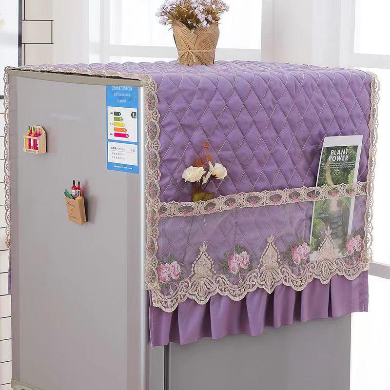 Refrigerator & Appliance Dust Cover Towel - Protective Cover for Single/Double Door Fridge, Washing Machine, Microwave