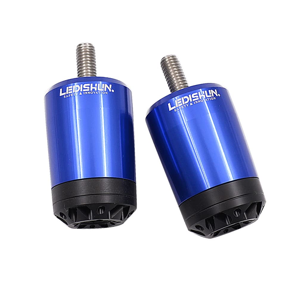 

LEDISHUN Handlebar End Compatible with Kawasaki Ninja 250 300 400 синий
