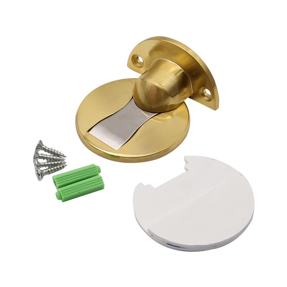 Magnetic Door Stops Hidden Door Grip Floor Nail Free Door Stop Alloy Door Stop Furniture Hardware Hot Selling