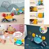 Interactive Electric Music Crab Toy With Obstacle Avoidance And Lights