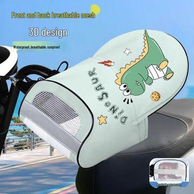 Electric Motorcycle Handlebar Sunshade Gloves - Waterproof, UV Protection, Summer Windshield Cover